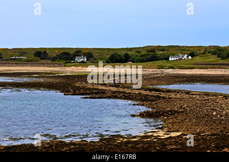 9118. Longis Bay, Alderney, Channel Islands, UK, Europa Stockfoto