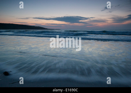 Ein neuer Tag in Coverack in Cornwall Stockfoto