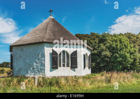 Die Kapelle Vitt wurde von 1806 bis 1816 von Karl Friedrich Schinkel, Insel Rügen, Mecklenburg-Western Pomerania, Deutschland gebaut. Stockfoto