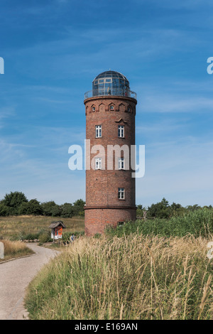 Der ehemalige Marinepeilturm wurde 1927 erbaut und ist etwa 23 Meter hoch, Kap Arkona, Insel Rügen, Deutschland, Europa Stockfoto