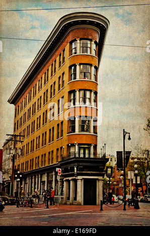 Hotel Europa, in einem historischen Gebäude in der Gastown, der Innenstadt von Vancouver, British Columbia, Kanada. Stockfoto