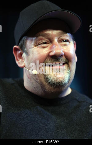 Freitag, 23. Mai 2014, Hay on Wye UK abgebildet: Comedian Johnny Vegas.  Re: Das Telegraph Hay Festival, Hay on Wye, Powys, Wales UK. Bildnachweis: D Legakis/Alamy Live-Nachrichten Stockfoto