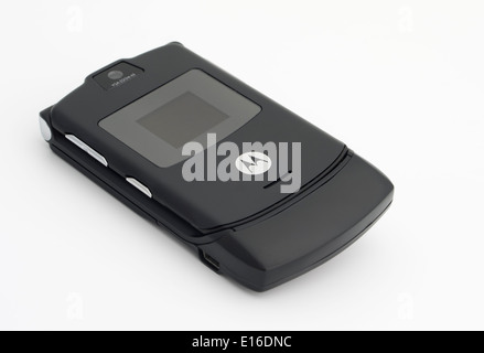 Ikonische Klapp-Handy Motorola Razr V3 (2004) Stockfoto