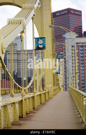 Brücke in Pittsburgh PA Stockfoto