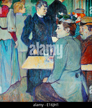 Eine Ecke von der Moulin De La Galette von Henri de Toulouse-Lautrec, 1892 Stockfoto