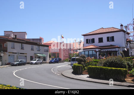 Straße in Santana Madeira Stockfoto