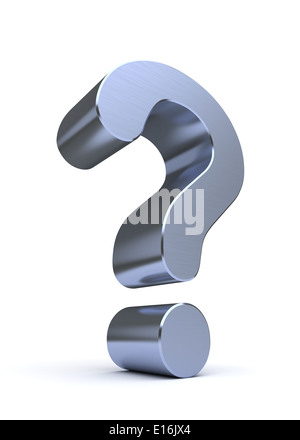 Fragezeichen Stockfoto
