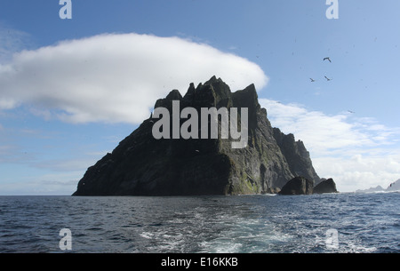 Nord-ost-Küste der Insel boreray St Kilda Schottland Mai 2014 Stockfoto