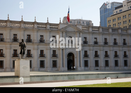 Palacio De La Moneda Palastes Santiago Chile Stockfoto