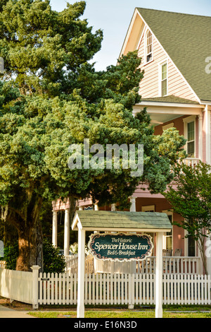 Das Victorian Spencer House Inn befindet sich in der historischen Bezirk von St. Marien, GA Stockfoto