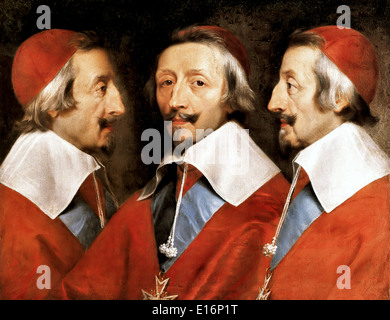 Kardinal Richelieu von Philippe de Champaigne, 1642 Stockfoto