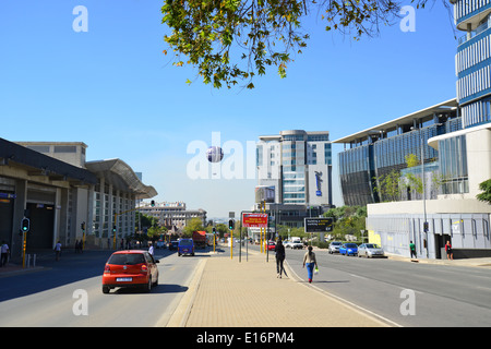 Rivonia Road, CBD, Sandton, Johannesburg, Provinz Gauteng, Südafrika Stockfoto