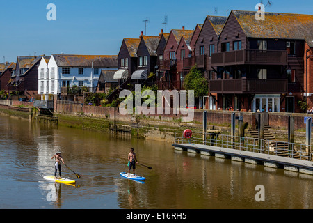 Der Fluss Arun, Arundel, West Sussex, England Stockfoto