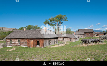 Montana, Bannack Staatspark, 19C Goldbergbau Geisterstadt Stockfoto