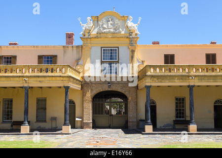 Innere Ansicht der Eingang zum Schloss der Guten Hoffnung in Kapstadt, Südafrika Stockfoto