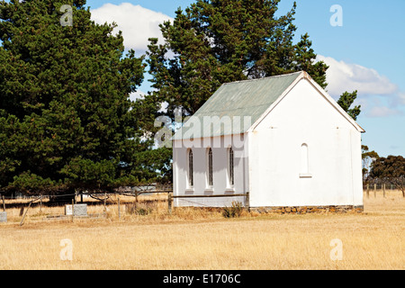 Cleveland Australien / die ca. 1855 Presbyterianische Kirche diente die frühen Siedler im Bezirk. Stockfoto