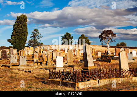 Ross Australia / historische Ross-Friedhof in Tasmanien. Stockfoto