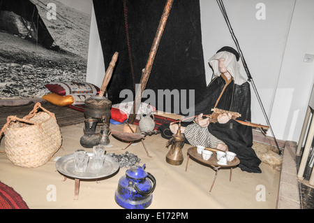 Das Joe Alon Museum der Beduinenkultur, Negev, Israel Stockfoto