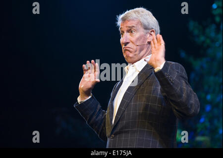 Jeremy Paxman sprechen über das Leben in Großbritannien während des ersten Weltkriegs auf der Bühne bei Hay Festival 2014 © Jeff Morgan Stockfoto