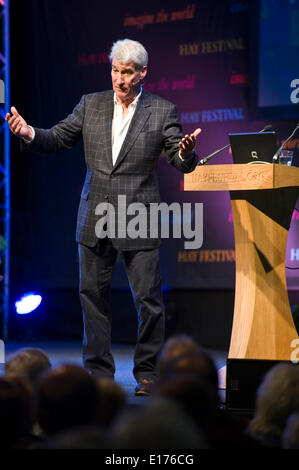 Jeremy Paxman sprechen über das Leben in Großbritannien während des ersten Weltkriegs auf der Bühne bei Hay Festival 2014 © Jeff Morgan Stockfoto