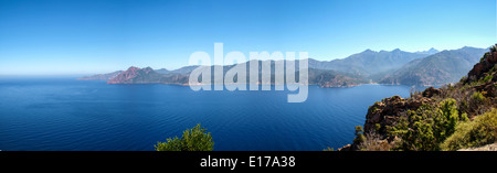 Calanque de Piana Felsformationen Stockfoto