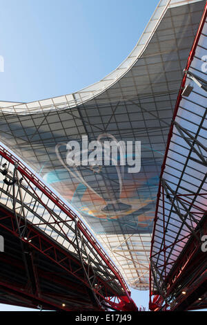 Lissabon, Portugal. 24. Mai 2014. Gesamtansicht Fußball: UEFA Champions League Finale zwischen Real Madrid 4: 1-Atletico de Madrid im Stadion Luz in Lissabon, Portugal. © Maurizio Borsari/AFLO/Alamy Live-Nachrichten Stockfoto