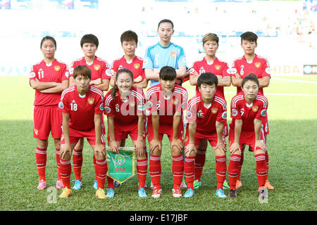 Ho-Chi-Minh-Stadt, Vietnam. 25. Mai 2014. China Team Gruppe Line-up (CHN) Fußball: 2014 AFC Frauen Asian Cup dritten Spiel um Platz zwischen China 2: 1 Südkorea Stadium Thong Nhat in Ho-Chi-Minh-Stadt, Vietnam. © Takahisa Hirano/AFLO/Alamy Live-Nachrichten Stockfoto