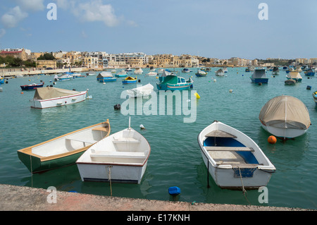 Birzebbuga, St Georges Bay, südlichen Malta, Europa. Stockfoto