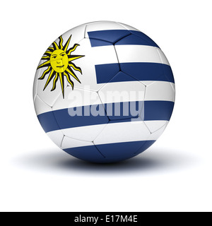 Uruguayischen Fußball (isoliert mit Clipping-Pfad) Stockfoto