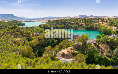 Ardales Reservoir Provinz Malaga Andalusien Spanien Stockfoto