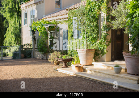 Sonnige Luxus-villa Stockfoto