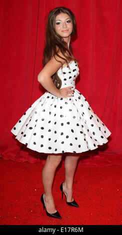 London, UK. 24. Mai 2014. Mimi Keene British Soap Awards im Hackney Empire, London am 24. Mai 2014 Foto von Keith Mayhew Credit: KEITH MAYHEW/Alamy Live-Nachrichten Stockfoto