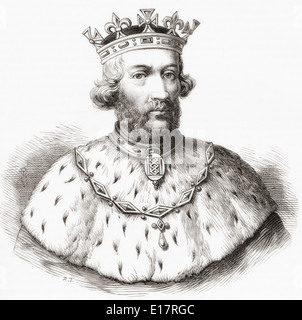 Edward II, 1284 –1327, aka Edward von Caernarfon. König von England. Stockfoto