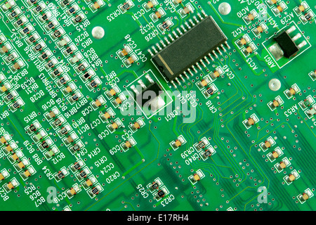 Elektronikplatine Stockfoto