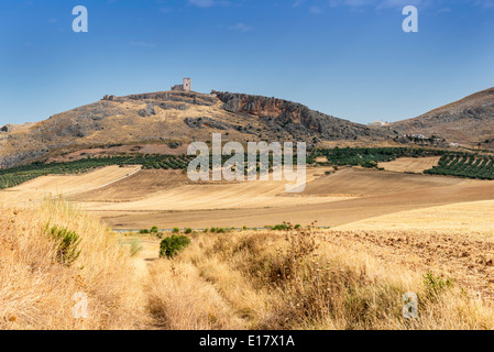 Teba Burg Provinz Malaga Andalusien Spanien Stockfoto