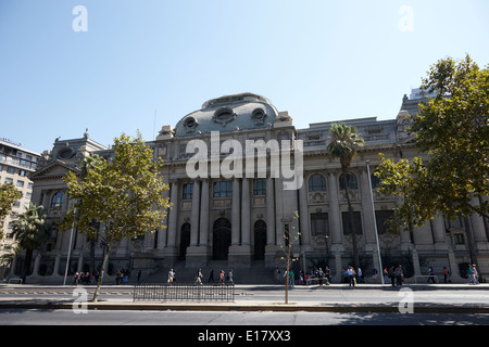 Biblioteca Nacional de Chile Nationalbibliothek Santiago Chile Stockfoto