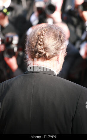 Franco Nero am Palme d ' or Awards Abschlusszeremonie roten Teppich bei der 67. Cannes Film Festival France. Samstag, 24. Mai 2014 in Cannes Film Festival, Frankreich. Stockfoto