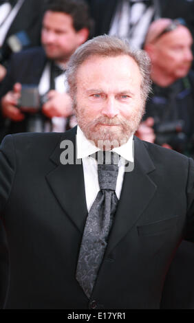 Franco Nero am Palme d ' or Awards Abschlusszeremonie roten Teppich bei der 67. Cannes Film Festival France. Samstag, 24. Mai 2014 in Cannes Film Festival, Frankreich. Stockfoto