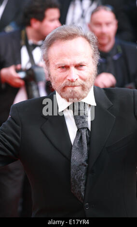 Franco Nero am Palme d ' or Awards Abschlusszeremonie roten Teppich bei der 67. Cannes Film Festival France. Samstag, 24. Mai 2014 in Cannes Film Festival, Frankreich. Stockfoto