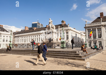 Place des Martyrs in Brüssel. Stockfoto