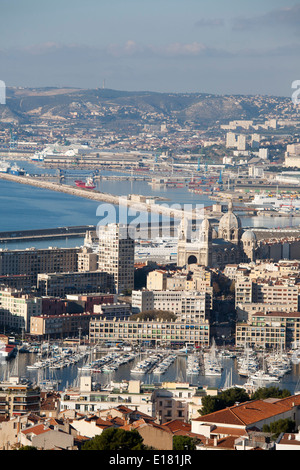 Panoramablick, Marseille, Provence, Frankreich Stockfoto