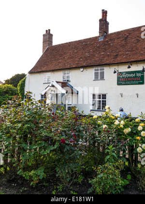 Der Greyhound Inn Public House, Pettistree in der Nähe von Wickham Markt, Suffolk. Stockfoto