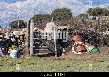 Eine Ecke in der farm Stockfoto