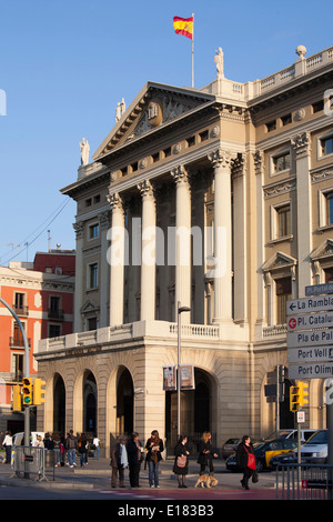 Bau der Militärregierung, Plaza Portal De La Pau, Barcelona, Katalonien, Spanien, Europa Stockfoto