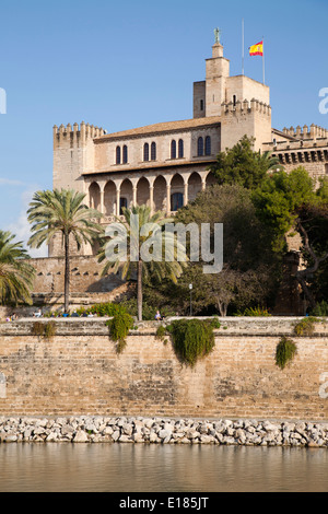 Palacio real De La Almudaina, Palma De Mallorca, Insel Mallorca, Spanien, Europa Stockfoto