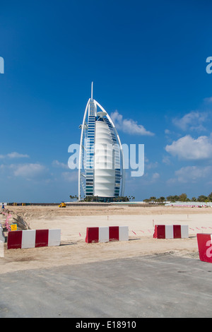 Hotel Burj al Arab in Dubai Stockfoto