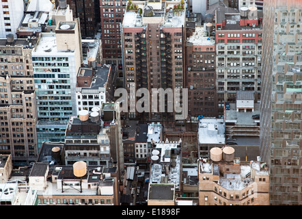 Ansicht von New York City, New York, Vereinigte Staaten von Amerika Stockfoto