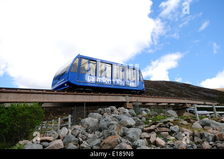 Cairngorm Mountain Railway, Schottland. Stockfoto