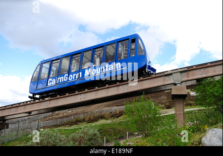 Cairngorm Mountain Railway, Schottland. Stockfoto