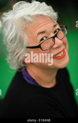 Hay on Wye, Powys, Wales, UK. 26. Mai 2014. Syrische Schriftsteller MALU HALASA Hay Festival, Hay on Wye, Powys Wales UK Credit: Keith Morris/Alamy Live-Nachrichten Stockfoto